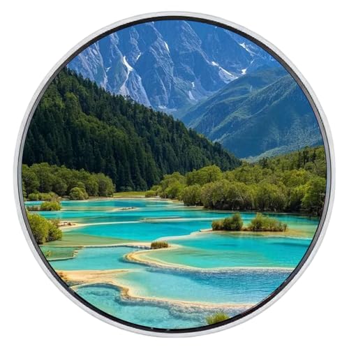 Gungtj Broche numérique, écran 4,6 cm | 10 heures de lecture sans fil écran tactile électronique | pour affichage vidéo, photo, cosplay, concert, pull, chapeau, châle