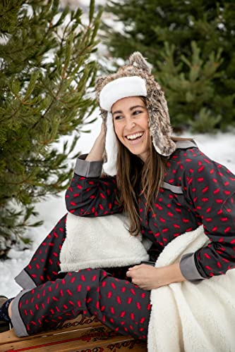 Lazy One Critter Cap Hat For Kids, Fun, Cold-Weather, Animal Hats, Cute, Warm, Winter, Cozy, Ear Covers, Costume (Wolf, Medium) #TOP3