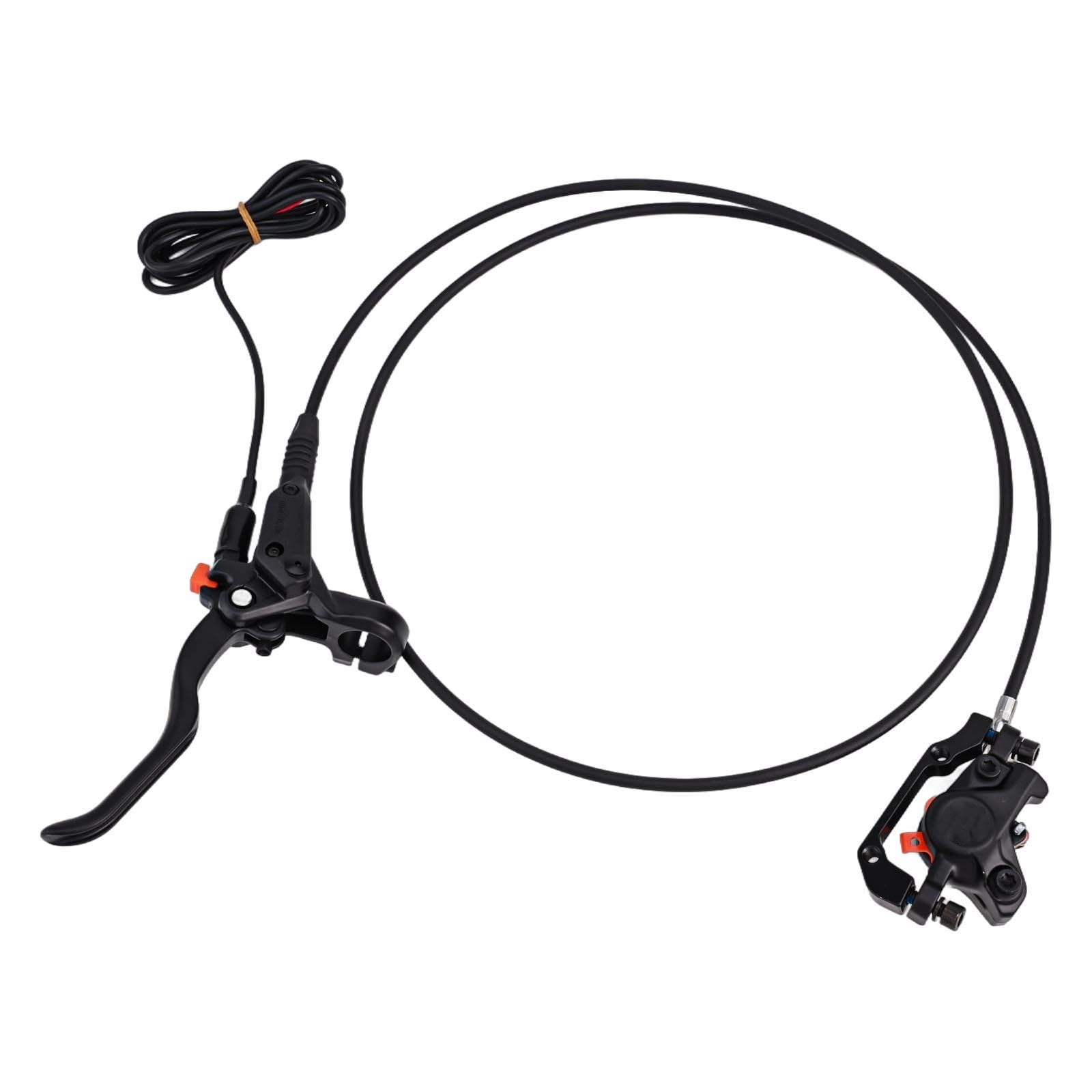 Juego de frenos hidráulicos para bicicleta eléctrica de 2 pines, delantero 850 mm y trasero de 1600 mm, aleación de aluminio para discos de freno de 160 mm, sistema de freno de rueda