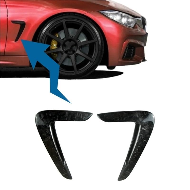 Prise de calandre de garde-boue pour BMW Série 4 F32 F33 F36 finition aérodynamique élégante - 4