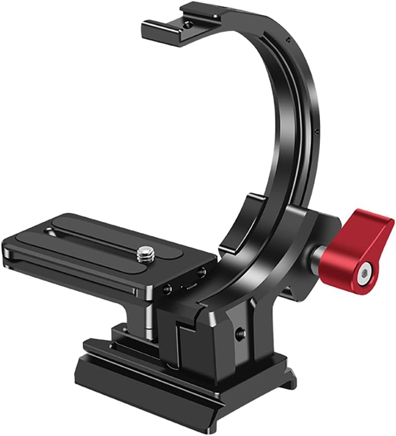 New Adjustable SLR Camera Lens Support Semi-Circular Ring Bracket Horizontal Vertical Shooting for Sony for Canon Excellent