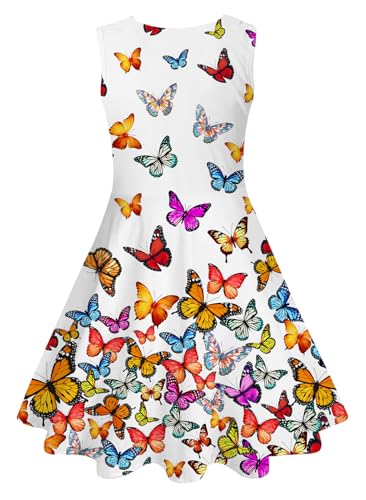 BFUSTYLE Girls Dress Sleeveless Casual Floral Sundress for Girl 4-15 Years2