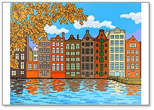 Illustrazione di Amsterdam - Calamita da