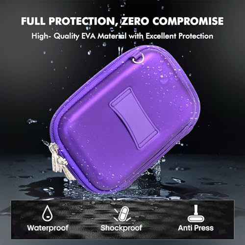 RIVACASE 9101 Hard Drive Carrying Case Storage Organizer Bag 2.5-inch EVA Carry Pouch Compatible with Western Digital WD Elements Seagate Passport Toshiba Power Bank USB Cable & Portable Hard Drives 2 51UrN8U84IL