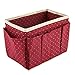 Produktbild Yeelur Cosmetic Organizer Kofferhalter Desktop Makeup Aufbewahrungsbox Cosmetic Aufbewahrungsbox, Makeup Organizer, Make Up Tools Aufbewahrungsbox für Toilettenartikel Desktop(Wine red)