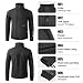 KUTOOK Chaqueta Softshell Hombre Deportiva Invierno Ropa Cortavientos Transpirar Impermeable con Forro...
