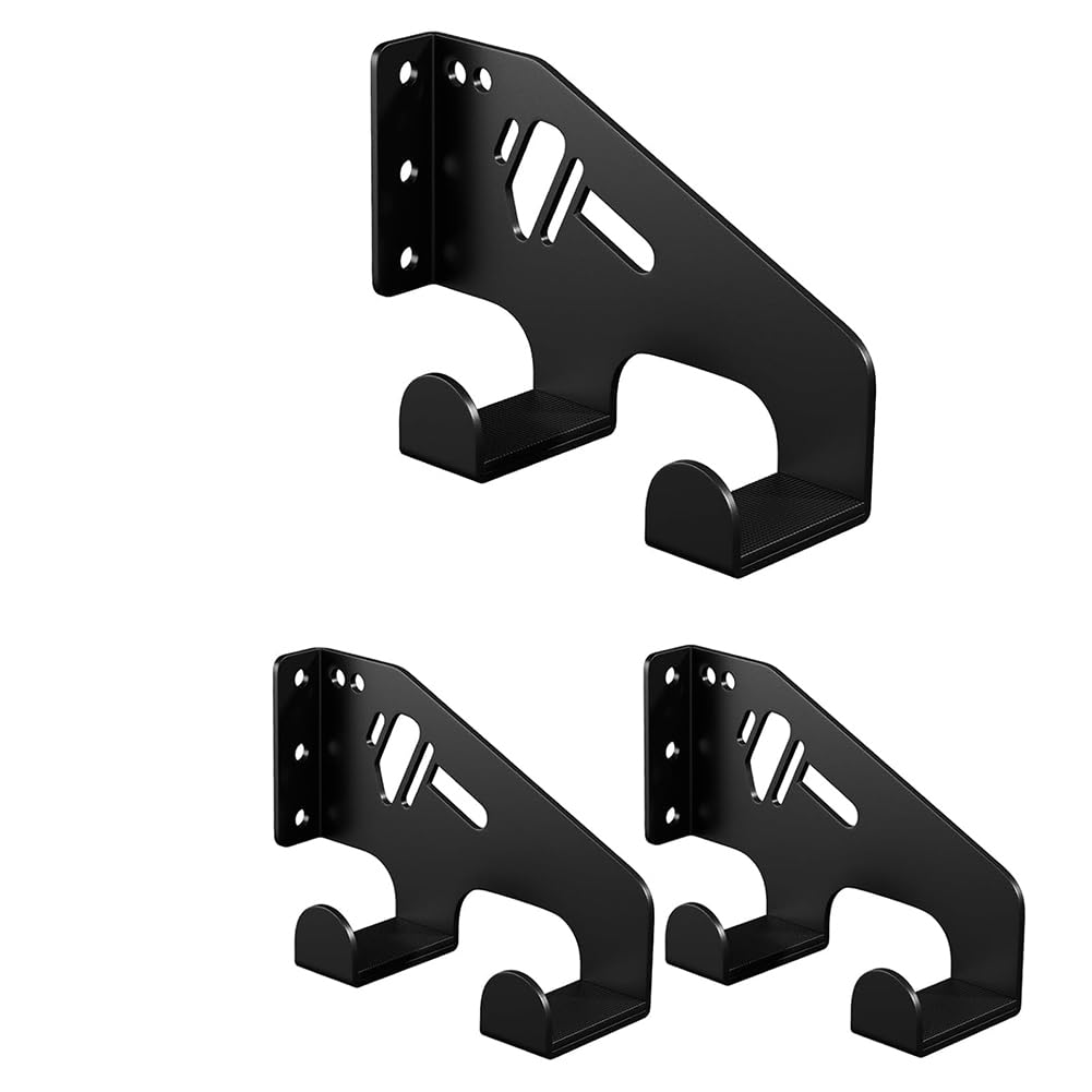 Jnchdghwa Heavy Duty Chainsaw Holder 3pcs Wall Mount Chainsaw Hanger for Garage Storage Shed Organizer Rack