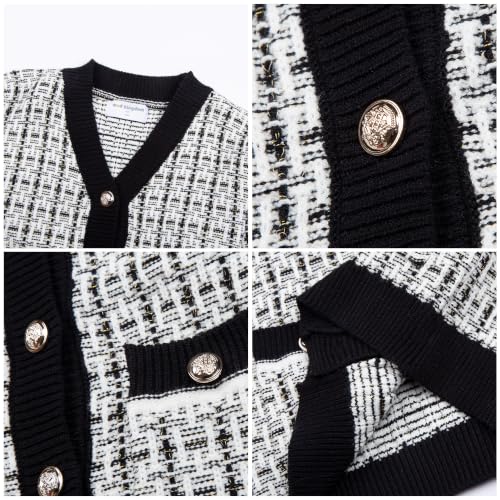Image of Mud Kingdom Cute Little Girls Ribbed Knit Cardigan Skirt Set School Style