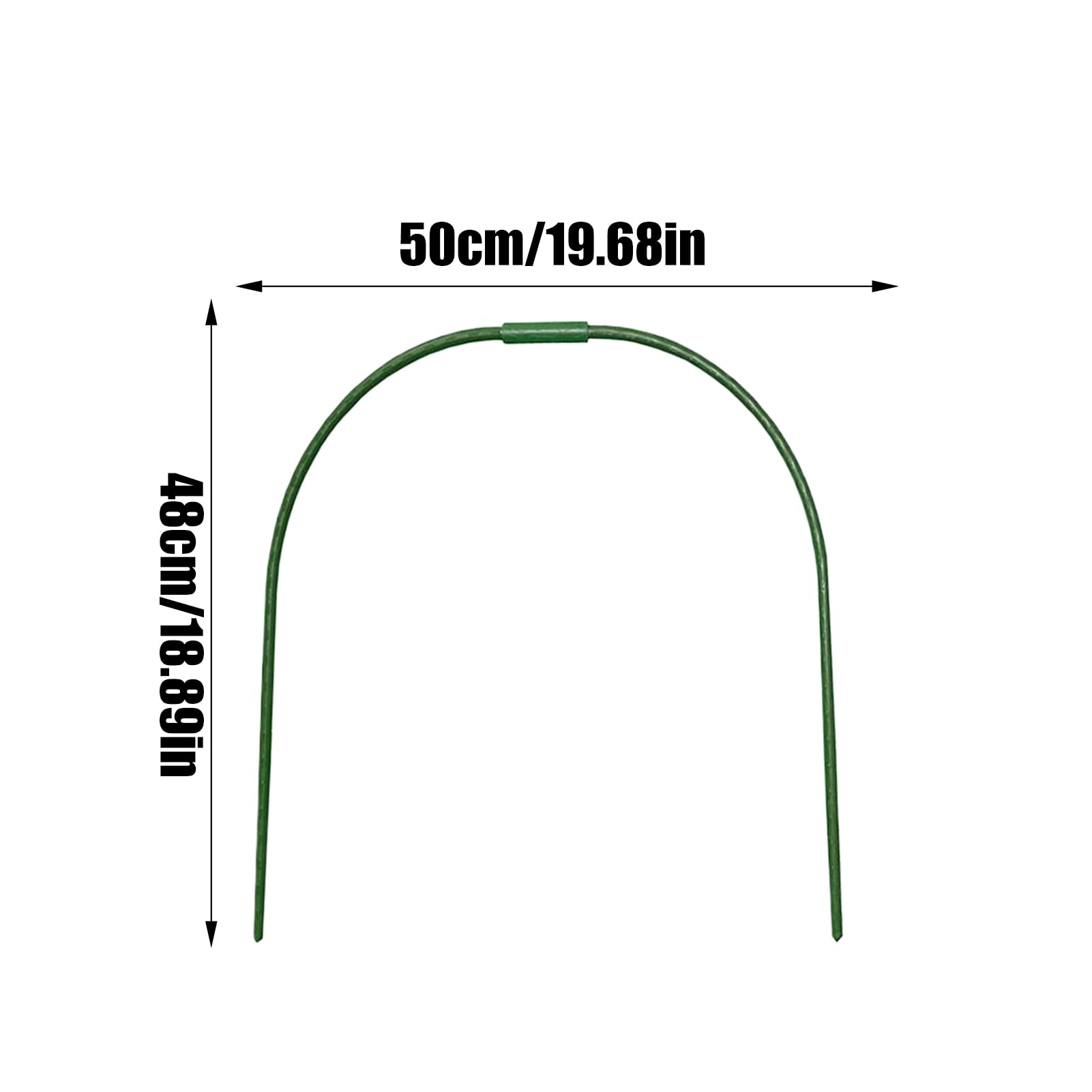 Aro para Cubierta de Hileras Túneles De Cultivo para Huertos | 10 Piezas Protección Heladas Crecimiento Plantulas Cultivo