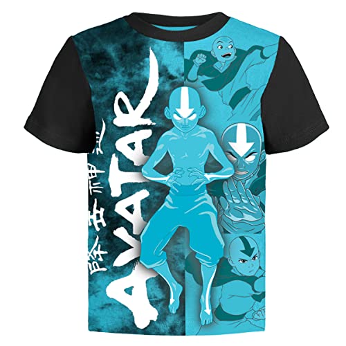 Avatar The Last Airbender Graphic T-Shirt (Sets) Aang Appa Iroh Katara Korra Momo Sokka Toph Zuko Tee Toddler to Kids Clothes4