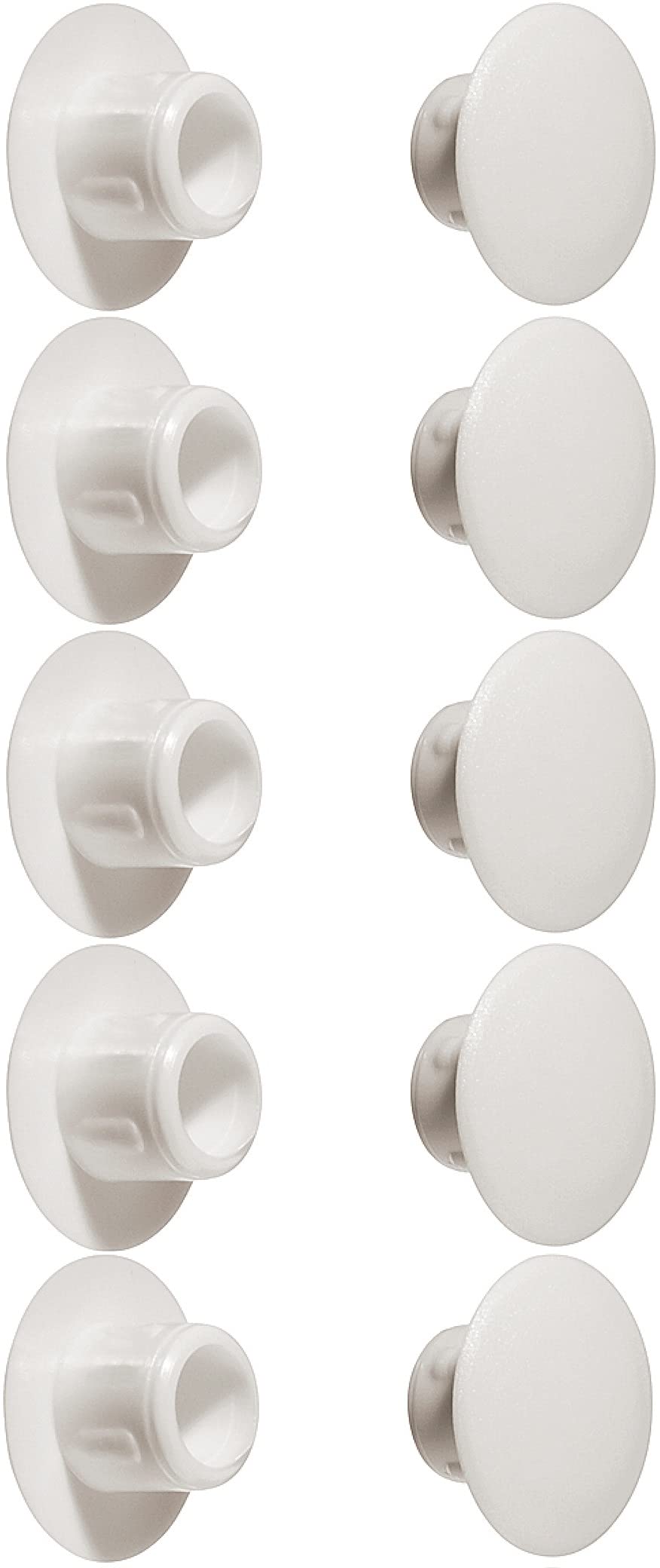 cyclingcolors diameter trou 5mm / Blanc diameter 5mm / weiß Diameter 5 mm/White RAL 9010, Diameter: 5 Mm, White Ral 9010