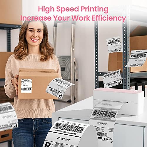 Phomemo 241BT Thermal Printer, Bluetooth Label Printer 4x6, Shipping Label Printer Compatible with Android,IOS And PC, Widely Used for Royal Mail,Hermes,Etsy,Shopify,eBay,Amazon,FedEx,UPS etc.