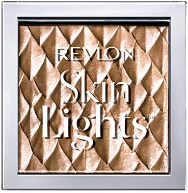 Revlon Highlighter Makeup, Skin Lights Prismatic Powder Face Makeup, Natural Glow, Shimmer Finish, 201 Daybrak Glimmer, 0.28 Oz