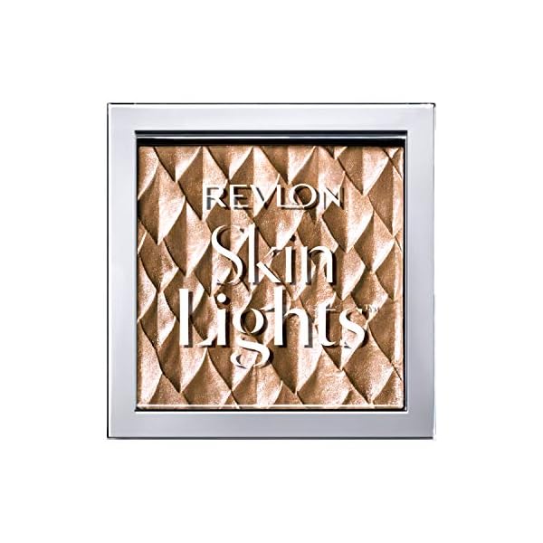 Revlon-Skinlights-Prismatic-Powder-Highlighter-Lightweight-Super-Smooth-Buildable-Shimmer-Daybreak-Glimmer-201-028-Oz Revlon Highlighter Makeup, Skin Lights Prismatic Powder Face Makeup, Natural Glow, Shimmer Finish, 201 Daybrak Glimmer, 0.28 Oz