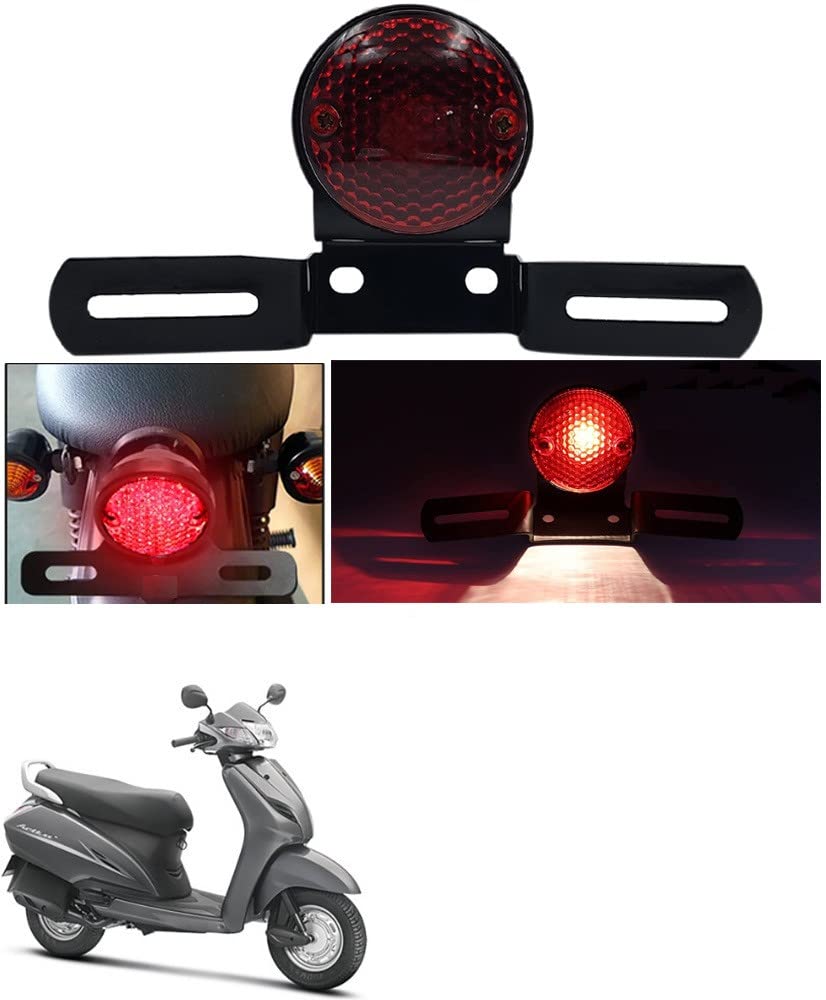 ZNEE SMART Brake Light Tail Light Stop Light LAMP Round Design Motorcycle for Honda Activa 3G