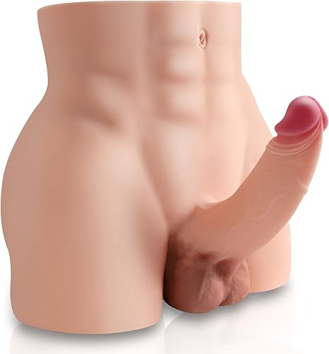 Miniatura 5 de Muñeca sexual de tamaño real con consolador grande realista, muñeca sexual masculina para mujeres, muñeca sexual de tamaño completo, torso, juguetes