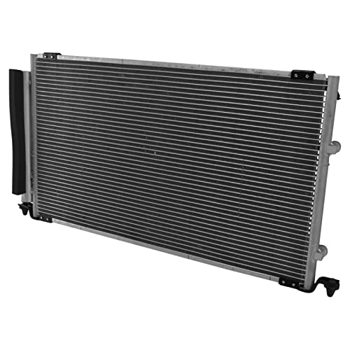 Image of TRQ A /C Condenser and Receiver Drier Assembly Compatible with 2000-04 Toyota Avalon