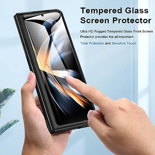 Étui pour Samsung Galaxy Z Fold 5 de luxe en cuir PU avec rabat - 3