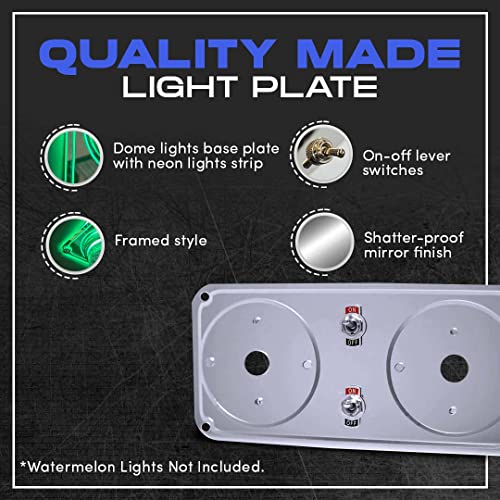Placa de luces de cúpula para Peterbilt color rojo miniatura 2
