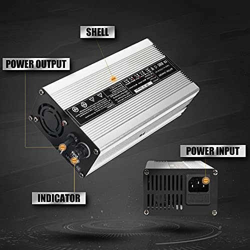Wztepeng Golf Cart 36V 5A Battery Charger Compatible With Ezgo Club Car Yamaha Etc. #TOP4