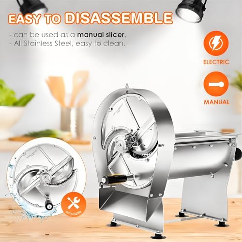 Máquina eléctrica para cortar y rallar verduras miniatura 4