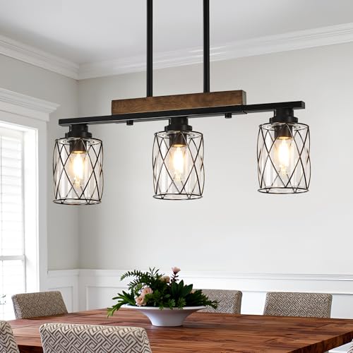3-Light Dining Room Light Fixture/Chandelier Over...