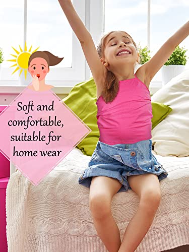 Image of SATINIOR Girls Camisoles Undershirts, Girls Dance Tank Top Sleeveless Spaghetti Strap Tank Top for Dancewear, Toddler