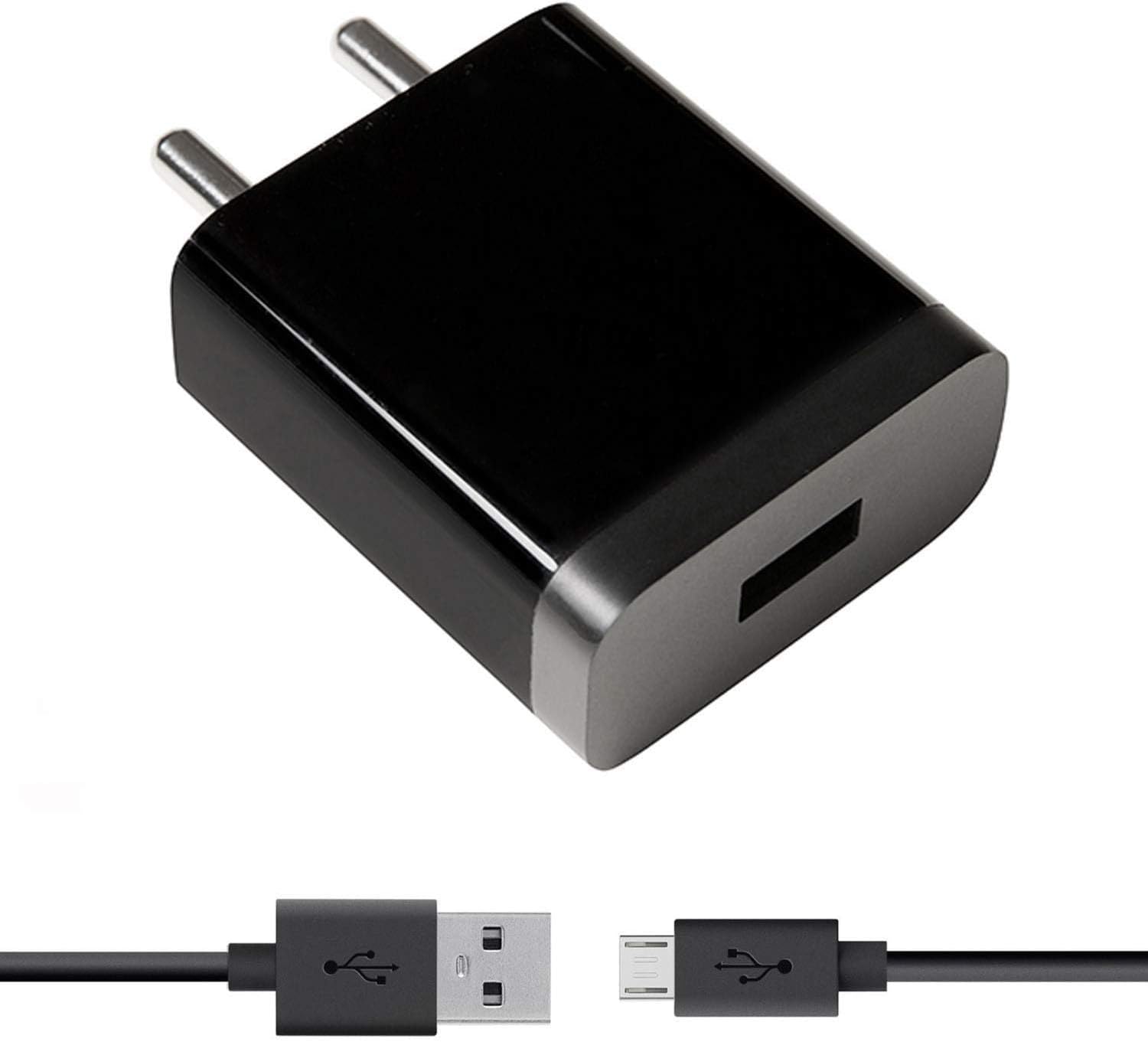18W Charger for HTC Windows Phone 8X Charger Original Mobile Wall Charger Fast Charging Qualcomm 3.0 Charger Hi Speed Rapid Fast Charger with 1.2m Micro Cable - (Black, SE.I3)