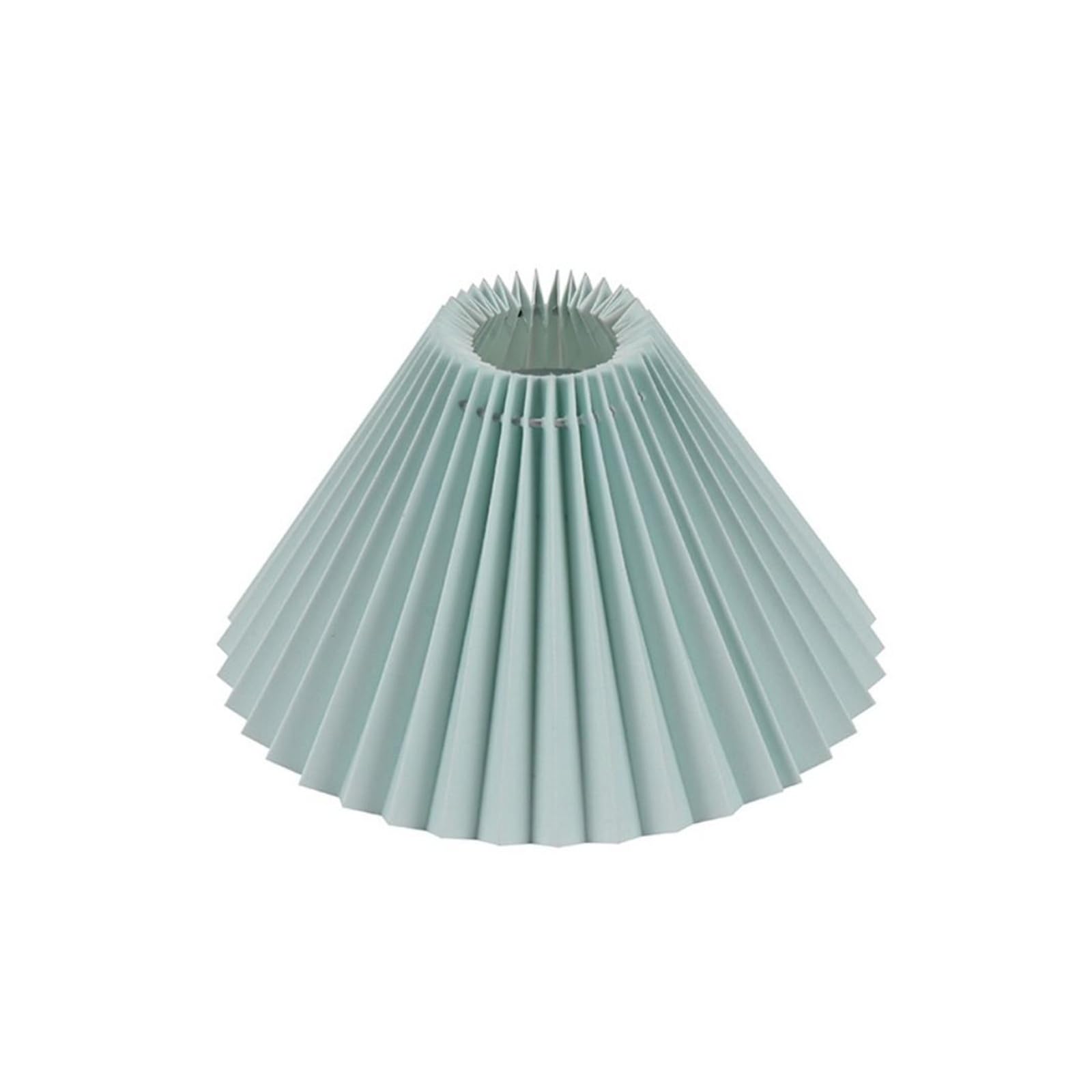 Luxemetals Light Blue Pleated Lampshade For E27 Bulbs - Minimalist Chandelier Cover For Home Decor(Light Blue)