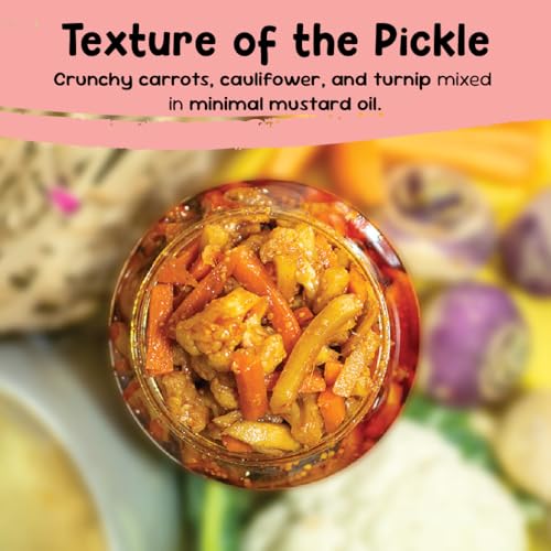 Image of FarmDidi Gobhi Gajar Shalgam Pickle 325g In Fresh Traditional Meetha Mixed Achar With Carrot, Cauliflower & Turnip Low-Oil Sweet Pickle Organically Processed No Chemical Preservatives