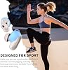 [3 Pares] Cubiertas de Puntas para Audífonos Bose QuietComfort Earbuds II y Bose QuietComfort Ultra Earbuds, Puntas Deportivas de Silicona Antideslizantes WOFRO Antirrayas (S/M/L) - Azul 4