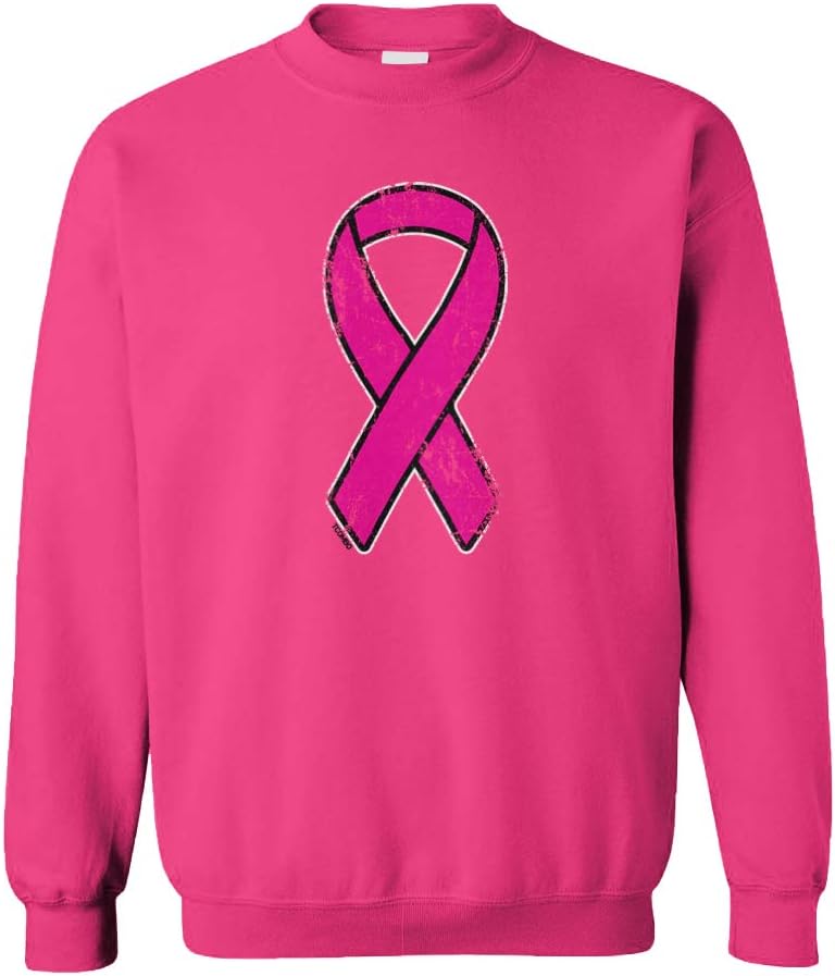 Tcombo Pink Ribbon - Breast Cancer Awareness Unisex Crewneck Sweatshirt
