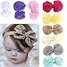 9PCS Babys Hairband, Misaky Chiffon Flower Elastic Headband Photography Headband