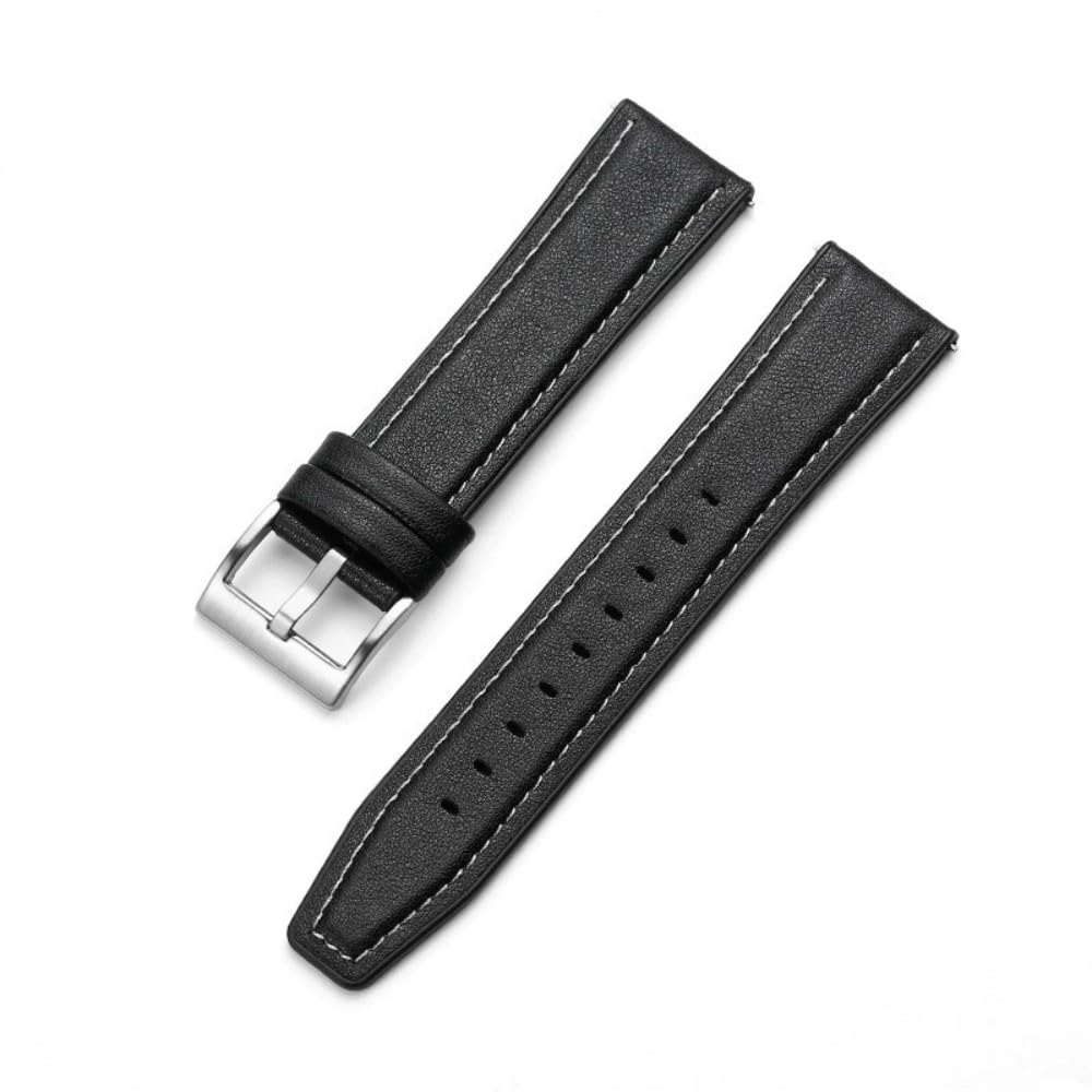 Pasek do zegarka Samsung Galaxy Watch 7 / 6 / 5 / 4 Classic / 3 / FE/5 Pro Active 2 / Gear S2 Classic / Sport, skórzany pasek do zegarka, dla mężczyzn i kobiet