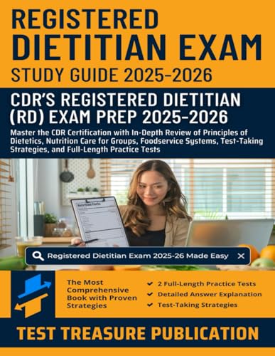 Registered Dietitian Exam Study Guide 2025-2026: Master the CDR Certification