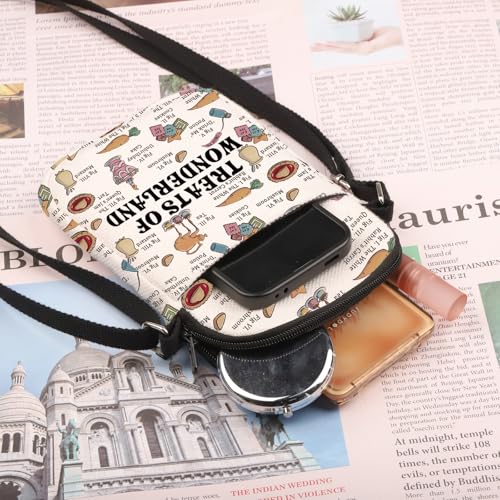 PLITI Princess Movie Inspired Gift Princess Fans Gift Treats Of Wonderland Crossbody Bag For Fairy Tales Lover3