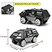 JQGT Diecast Police Cars Metal Playset Vehicle Models Collection Police Patrol Swat Truck Toy for Kids Pack of 6PCS