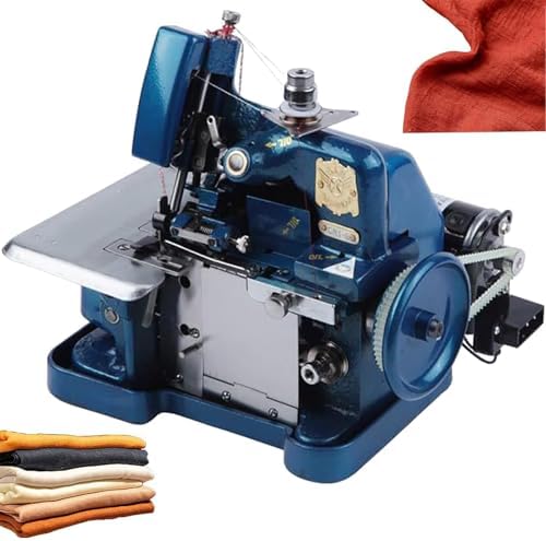High-Speed Overlock Sewing Machine, 3000 Stitches/Min, Versatile Pearl Drilling & Overlock Machine, Perfect for Home & Professional Use, Green Color