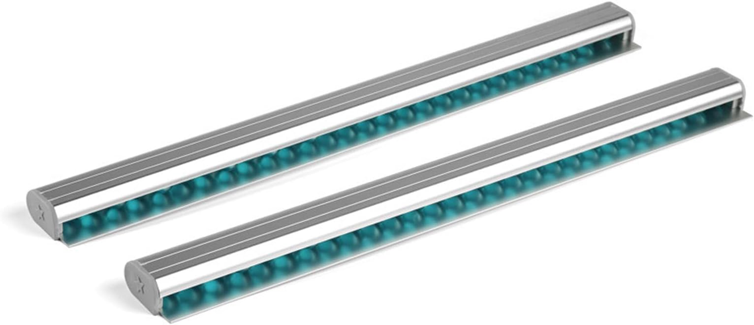 2 Pieces Ticket Holder Receipt Holder for Restaurant Refrigerator, No Drill Restaurant Order Ticket Holder, for Walls Home Kitchen Office Cafes Pubs Bars(12 Inch, Sliiver, 2p)