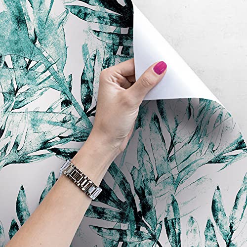 Papier peint feuilles de palmier tropicales grand format 290x290cm - 4