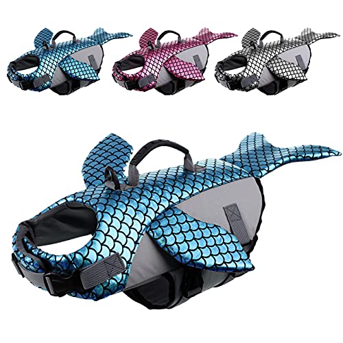 The Baltic Cat Life Jacket 10 Kuoser Dog Life Jacket, High Floatation Blue Whale Shape Pet ...