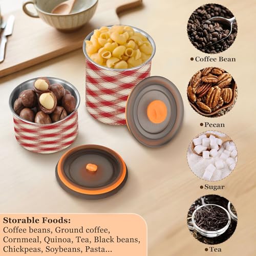 Envase para café hermético Kigai acero inoxidable 17 oz miniatura 6