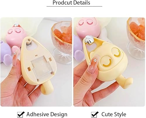 Miniatura 4 de 2 ganchos adhesivos creativos para colgar toallas, sombreros, abrigos, bolsas de tela, cinturones, llaves, para colgar en la pared, 2 piezas