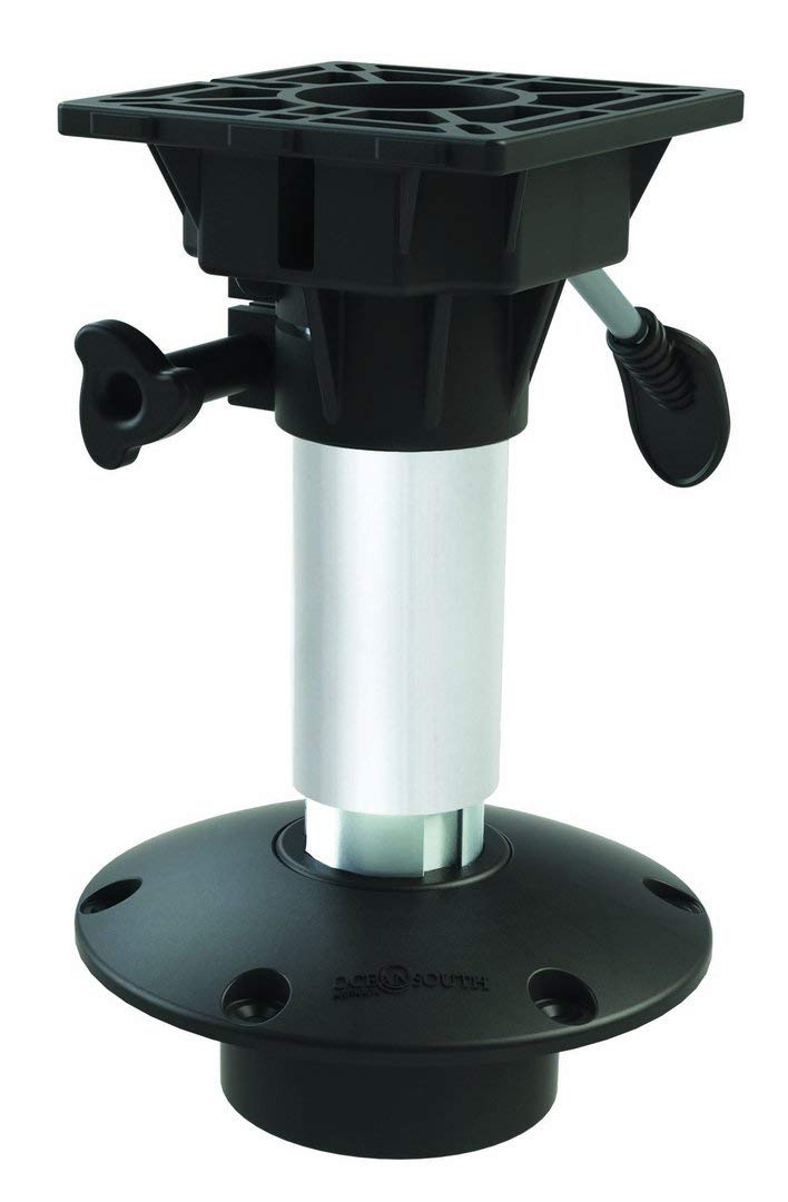 Oceansouth Waverider Socket Fuß für Bootssitz mit Dämpfer in 3 Größen Steuerstuhl Anglersitz höhenverstellbar Boot Größe 440mm - 570mm