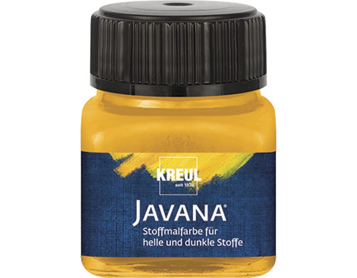 KREUL Jacquard Opaque Fabric Paint 40° 20 ml Yellow Gold
