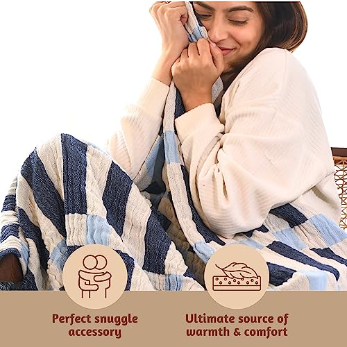 Folkulture Throw Blanket for Couch 152x128 cms - Image 3