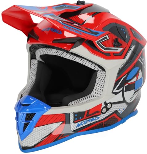 Casque de Motocross Acerbis 2024 Anti Transpiration et Chocs Taille S