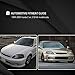 Autozensation Compatible with 1999-2000 Honda Civic EK EX LX Si L+R Pair Head Light Lamp Assembly, Black Headlights