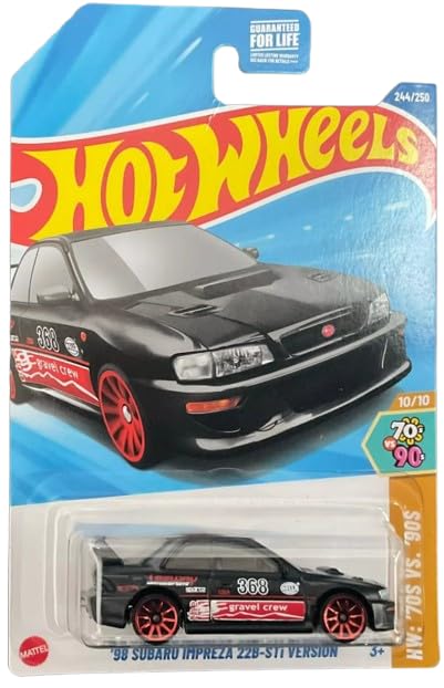 Amazon.com: Hot Wheels '98 Subaru Impreza 22B-STi Version [Black