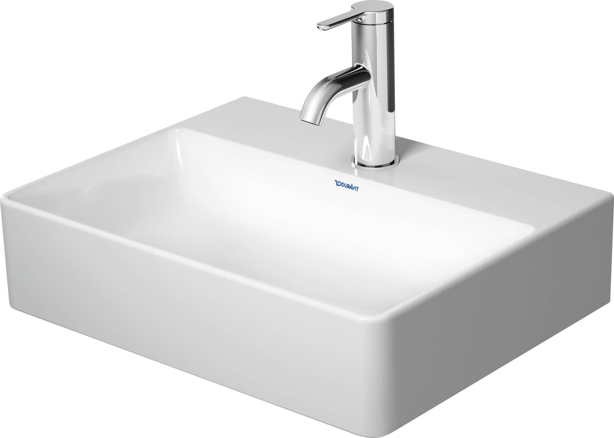 0732450041, DuraSquare 18" Ceramic Vanity Top, White/Glazed Underside
